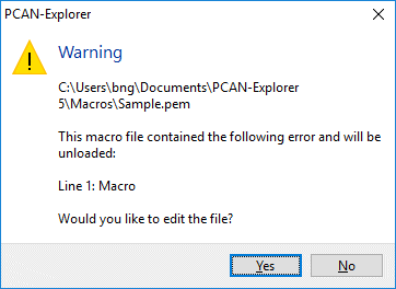 Macro Error on instantiating PCAN3.PCANClient object