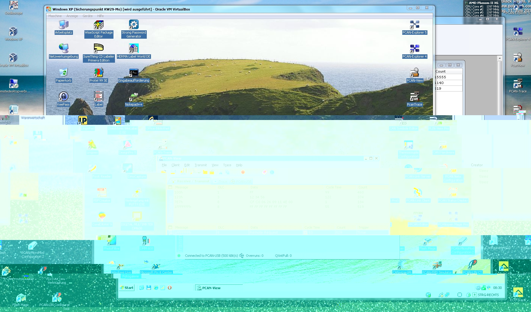 Win XP with working PCAN-USB adaptor