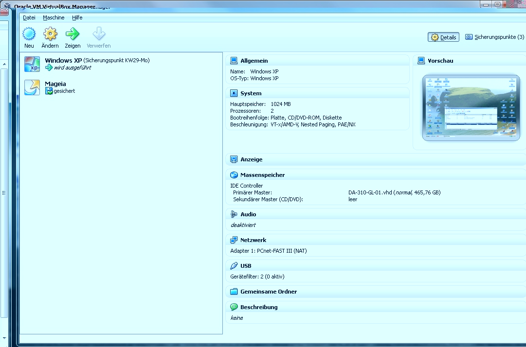 VirtualBox overview