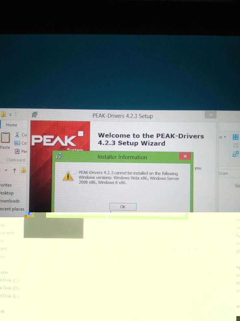 Error on installing