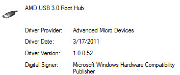 Current Working USB Root Hub Driver
